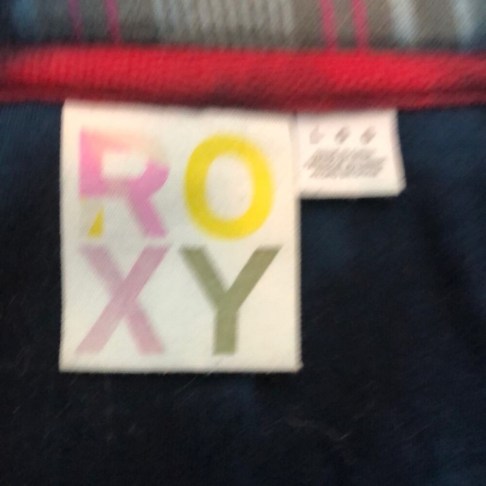 Retro Roxy Bleachers Sweatshirt Jacket Size Large - Picture 10 of 11